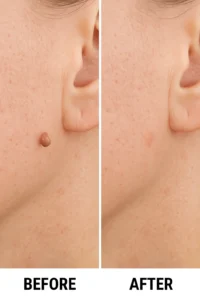Skin tags removal Elstree Park before and after
